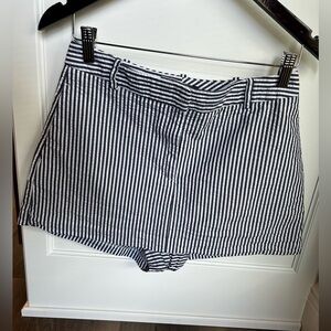 Zara Striped Navy and White Women's Skort